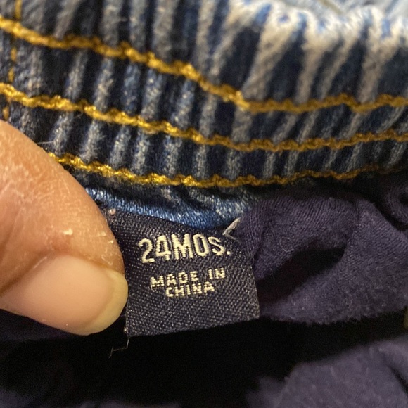 Distressed denim Skort size 24 months - Picture 5 of 8